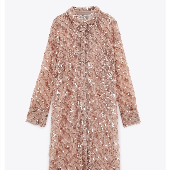 ZARA Sequin Shirt - Picture 4 of 5